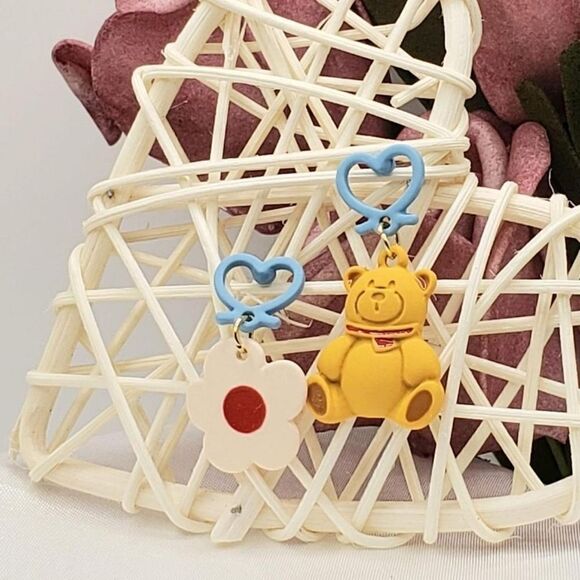 2/$20 Brand New Cute Teddy Bear S925 Silver Earrings - Picture 4 of 4